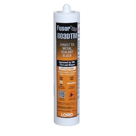Lord Fusor Adhesives FUSOR DIRECT-TO-METAL SEALER/ADHESIVE BLACK 9.5 OZ 80849810171
